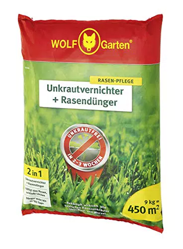 WOLF-Garten - 2-in-1: Unkrautvernichter plus Rasendünger SQ 450