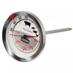 Xavax 2-in-1 Bratenthermometer aus Edelstahl silber
