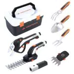 Yard Force VITA Werkzeugkoffer mit 4V / 4Ah Akku, Akku-Baumschere