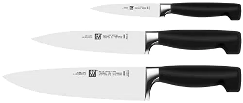 ZWILLING Vier Sterne Messer-Set, 3-teilig, Rostfreier Spezialstahl