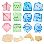 12Stk Sandwich Ausstechformen Brot Toast Cutter, DIY Sandwich Form Keks Ausstecher Cutter