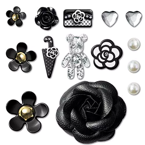14 teiliges Set aus Kunstharz-Schuh-Charms, Party-Schuh-Dekoration