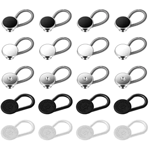 20 Stück Kragenknöpfe Kragen Extenders Knopfverlängerung Für Hosen Elastic Metal Button Verlängerungen Kragen Manschetten Hemden Kleider Mäntel Exquisit Elegant Collar Extenders