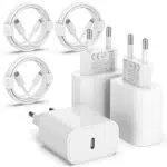 3er-Pack 20W iPhone Ladegerät mit iPhone Ladekabel
