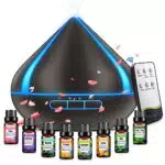 500 ML Diffuser Für Ätherische Öle Mit 8 Ölen, Aromatherapie-Diffuser Mit Fernbedienung