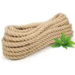 ABIO Juteseil 8mm 10m Tau Seil 100% Natur Hanfseil Kordel Jutekordel Deko Dekoration Makramee Garn für Garten Jute Tauwerk Handlaufseil Schiffstau Schnur Paketschnur 8mm 10M