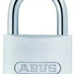 ABUS Vorhängeschloss Titalium 64TI/40 - 2er Set, gleichschließend - Kellerschloss mit Schlosskörper aus Spezial-Aluminium - gehärteter Stahlbügel - ABUS-Sicherheitslevel 5