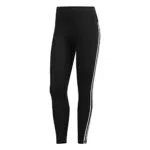 adidas Damen Believe This 3-Streifen 7/8 Tights, Black/White