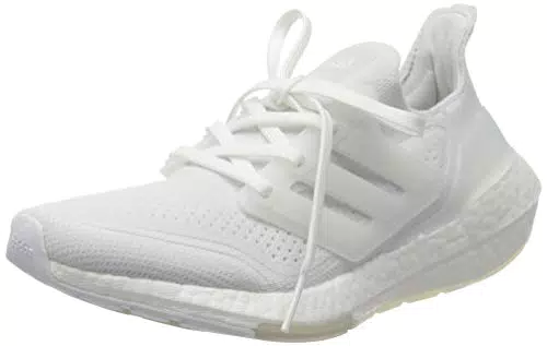 adidas Damen Ultraboost 21 Running Shoe, Cloud White/Cloud White/Grey