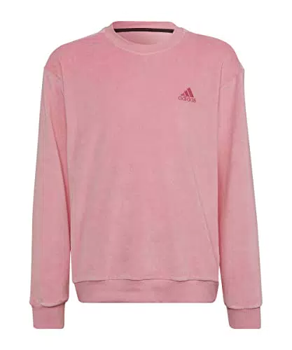 adidas Girls Sweatshirt G Lounge Sweat, Bliss Pink/Pulse Magenta