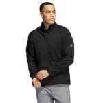 Adidas Golf Herren Core PrimeGREEN Raglan Full Zip Jacke - Schwarz - L