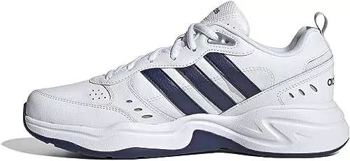 adidas Herren Strutter Laufschuh, FTWR White/Dark Blue/Matte Silver