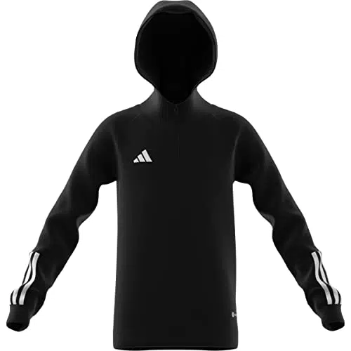 adidas HK8069 TIRO23 C Hood Y Sweatshirt Unisex Kids Black 7-8A
