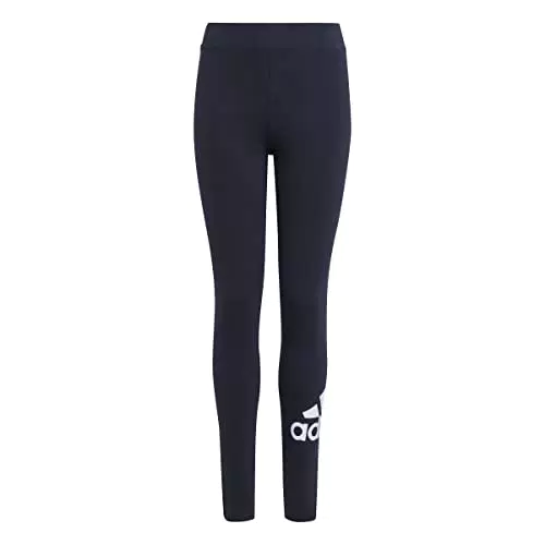 adidas Mädchen G ESS Bl Tig Gamaschen, Schwarz-Weiß