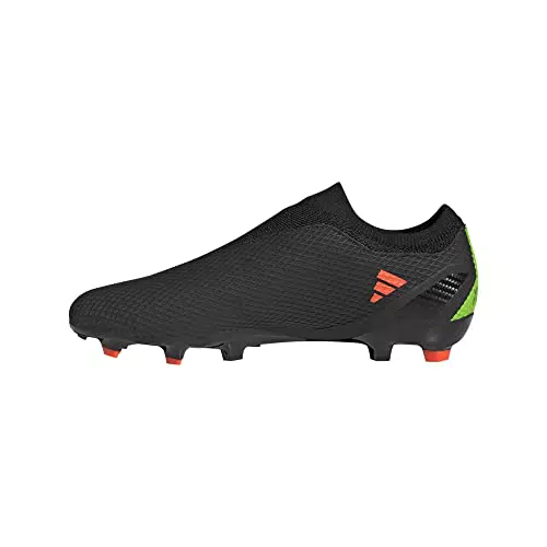 Adidas Unisex X Speedportal.3 Ll Fg Football Shoes, Core Black/Solar Red/Team Solar Green