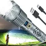 ADNOX Led Taschenlampe Extrem Hell, 30000 Lumen Taschenlampen Led Aufladbar