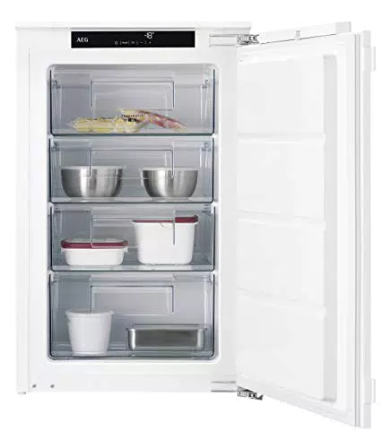 AEG ABE888E1LF Einbau-Gefrierschrank / 880 mm / 98 L / Effizienzklasse E / LowFrost - weniger Eisbildung / Temperaturalarm / Festtür