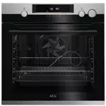 AEG BSS57606BM / Serie 7000 mit SteamCrisp / Pyrolyse Selbstreinigung / Kerntemperatursensor / Touch-Bedienung / Grill / Display mit Uhr / Kindersicherung / A+ / Edelstahl mit Antifingerprint
