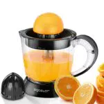 Aigostar Saftpresse Elektrisch 2 Kegel, Orangenpresse 40 Watt