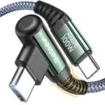 AINOPE USB C auf USB C Kabel 100W/5A PD3.0 QC4.0 Super Schnellladekabel USB C Blitzschnelles Aufladen Nylon USB C Kabel auf USB C für MacBook