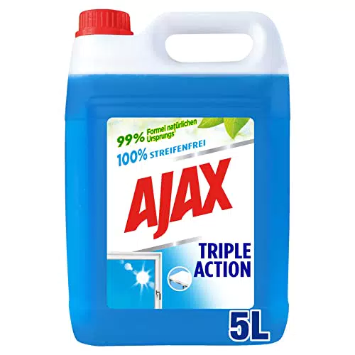 Ajax Glasreiniger 3-Fach Aktiv 5L - Kansiter zum einfachen Nachfüllen der Sprühflasche