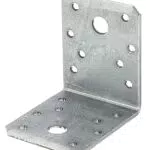 Alberts 339630 Winkelverbinder, sendzimirverzinkt, 70 x 70 x 55 mm