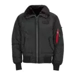 ALPHA INDUSTRIES Herren B15-3 TT Bomberjacke, Black