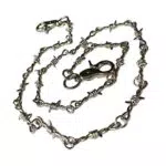 Amosfun Hosenkette Punk Jeanskette Geldbörsenkette Loop Taschenkette Hip Hop Hosenkette Gothic Kette für Herren Damen 79cm
