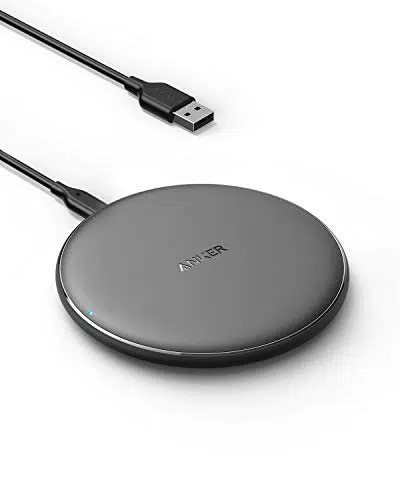 Anker 313 Kabelloses Ladepad Pad, Qi-Zertifiziert 10W Max für iPhone Serie 14 & 13