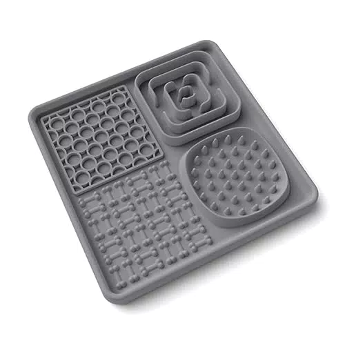 AODALIY Silikon Schleckmatte für Hunde + Leckmatte Hund Slow Feeder