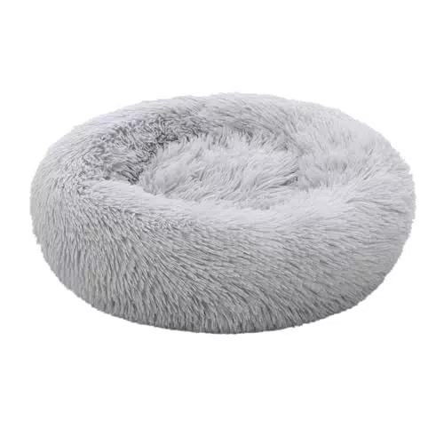 Aoresac Hundebett Donut Hundebett Weiches und Flauschiges Haustierbett