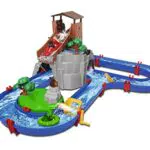 AquaPlay - AdventureLand - Wasserbahn mit Berg, Turm und Stausee