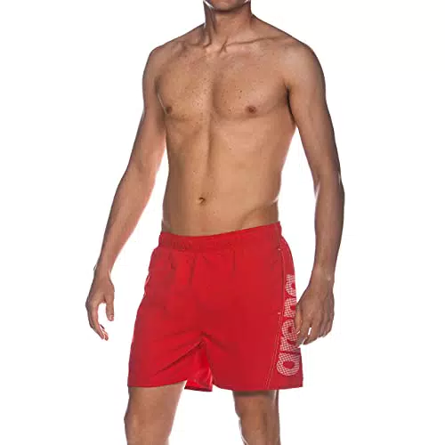 arena Fundamentals Logo Badeshorts Herren für Pool und Meer