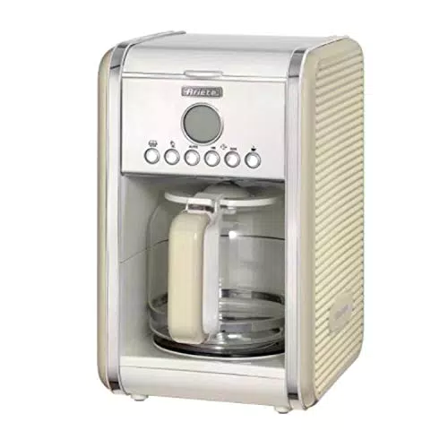 Ariete Vintage 1342 Retro Americano-Kaffeemaschine, Hartglaskaraffe