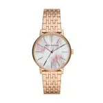 Armani Exchange Uhr für Damen, QuarzDreizeigerwerk