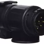 as - Schwabe Camping Universal Kurzadapter Outdoor & Caravan Adapterstück 7-polige Dose Verbindung 12 V Wohnwagen & Wohnmobil IP44 Made in Germany Schwarz I 60469