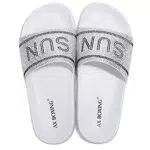 AX BOXING Badelatschen Damen Badeschuhe Schlappaen Sandalen Sommerschuhe Bunt Strand