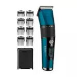 BaByliss Japanese Steel Digital Haarschneider E990E mit 45 Längeneinstellungen durch Drehrad und 8 Kammaufsätzen
