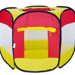 Bällebad Spielzelt für Kinder, 6-seitig Faltbare Bällebad Baby Zelt tragbare Pop-Up für Kleinkinder Drinnen Draußen Geschenk