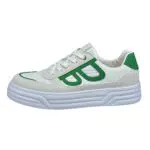 BAGATT Damen D31-ADP03 Sneaker, White/Green