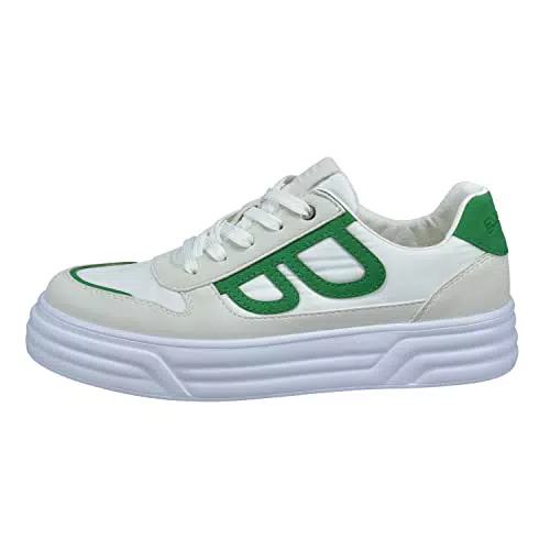 BAGATT Damen D31-ADP03 Sneaker, White/Green