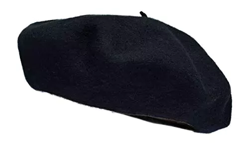 Balke Herren Baskenmütze Barett, Farbe:schwarz, Größe:56