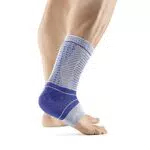 BAUERFEIND - AchilloTrain Pro Achillessehnenbandage atmungsaktive Strick-Knöchelbandage für gezielte Linderung der Achillessehne ohne Einschränkung der Mobilität Größe 3 Farbe Titan