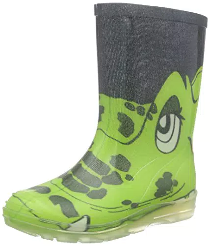 Beck Unisex Kinder Croco Gummistiefel, Grün
