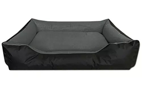 BedDog Hundebett LUPI, Hundesofa aus Cordura, Microfaser-Velours