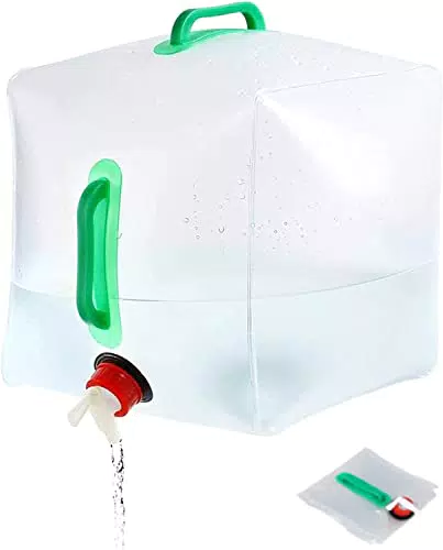 Beekeg 2 Stück 20 L Wasserkanister Faltbar, Faltbarer Wasserkanister Mit Wasserhahn