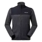 Berghaus Herren Syker Durable Mid-Layer-Warm-Jacke - Grau Pinstripe/Schwarz - XL