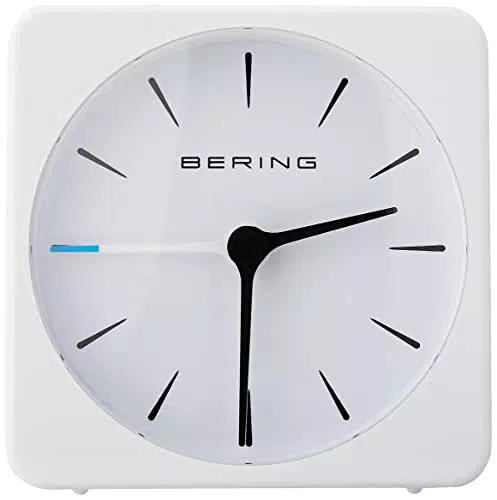 BERING Damen und Herren Alarmclock Funk Movement - Home Decor Collection mit Kunststoff Glas 91096-22R