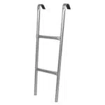 Best For Garden Trampolin Leiter 74 cm und 92 cm lang Treppe mit 2 Breiten Stufen praktische Einstiegsleiter für Gartentrampoline
