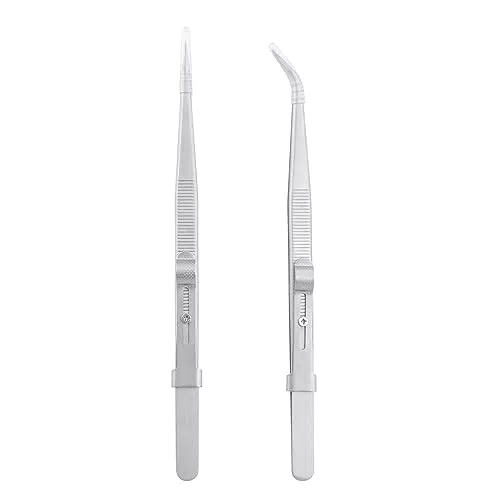 Bestgle Set mit 2 Präzisionspinzetten, verstellbar